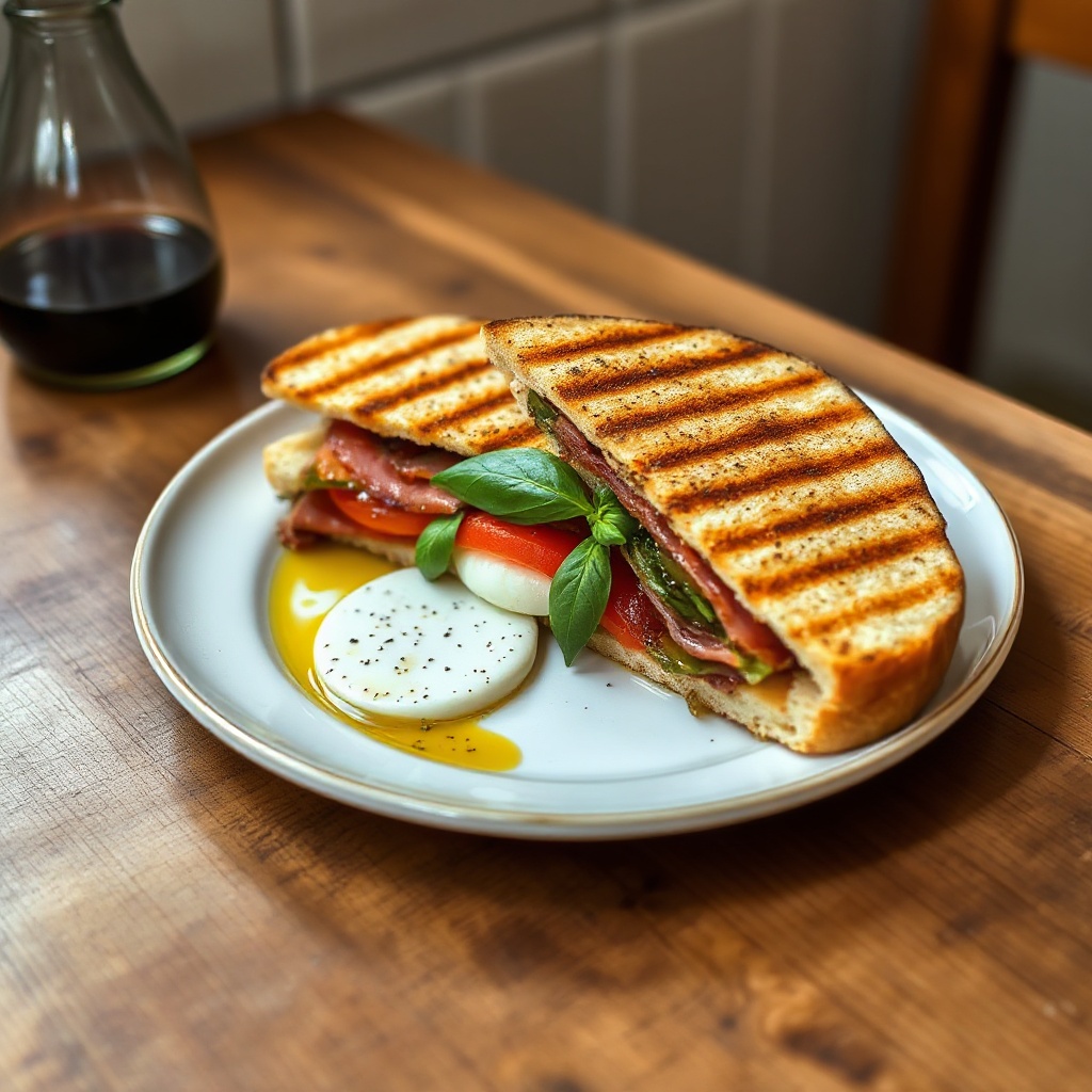 Caprese-Style Grilled Panini