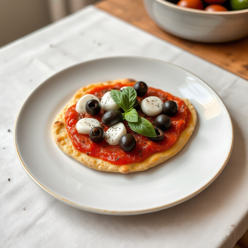Mediterranes Oliven-Fladenbrot