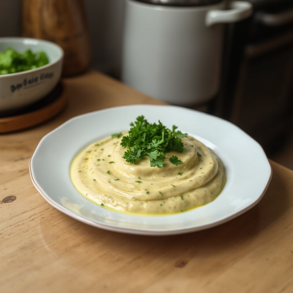 Cremiges Zitronen-Kräuter-Tahini-Dressing