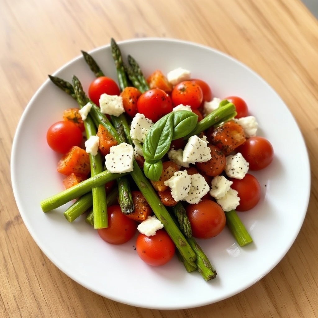 Medley di Asparagi e Pomodori Vivaci