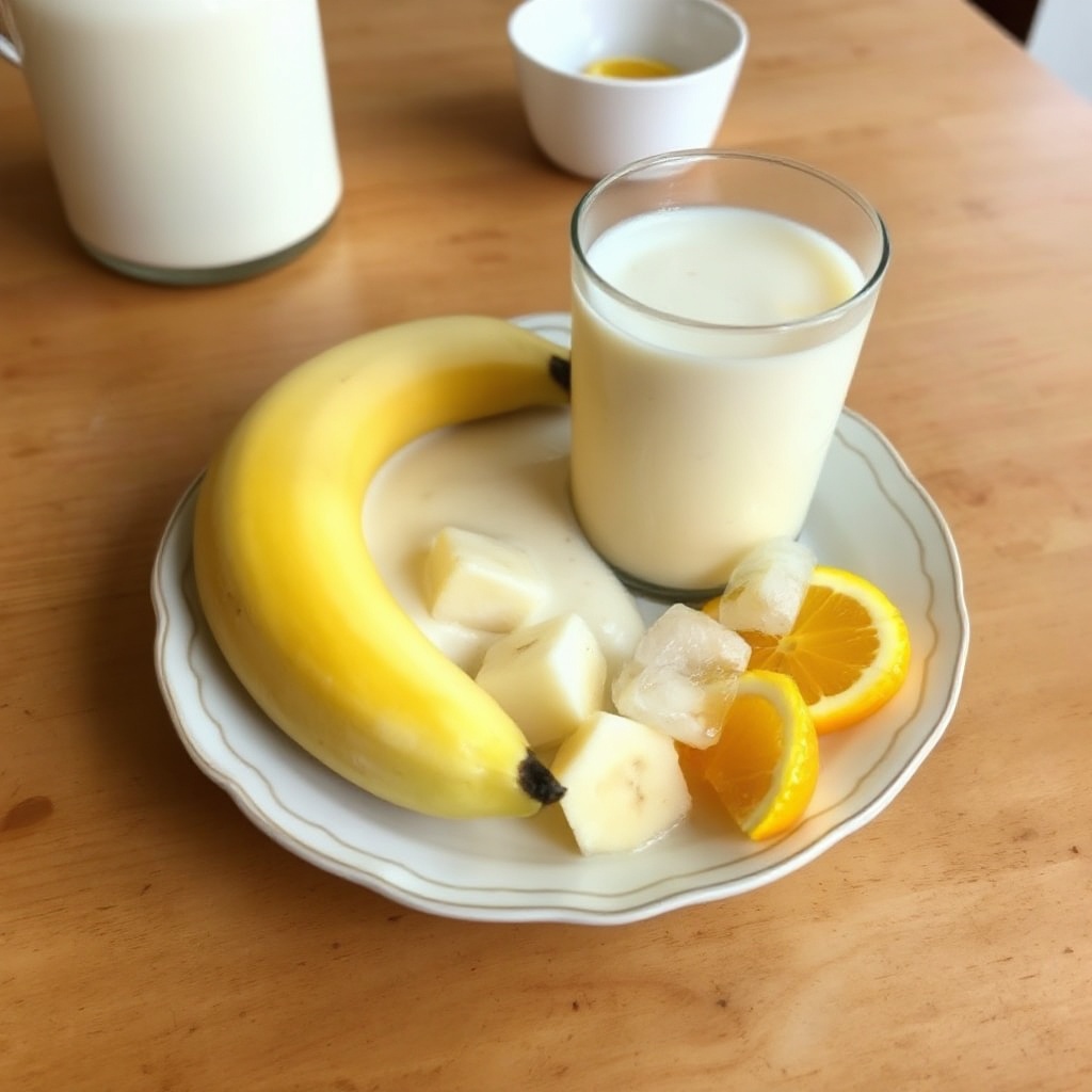 Frullato Crema di Agrumi e Banana