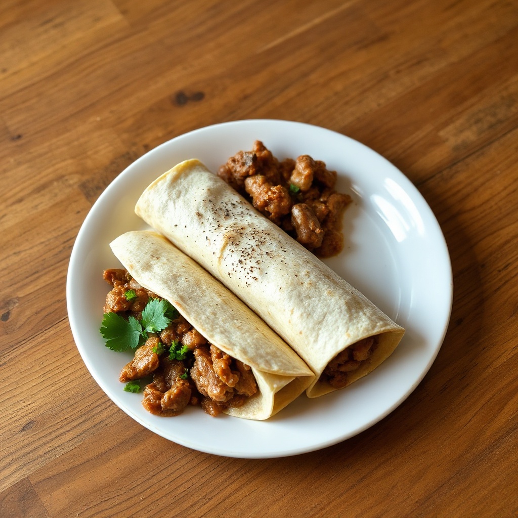 Savory Pork Burritos
