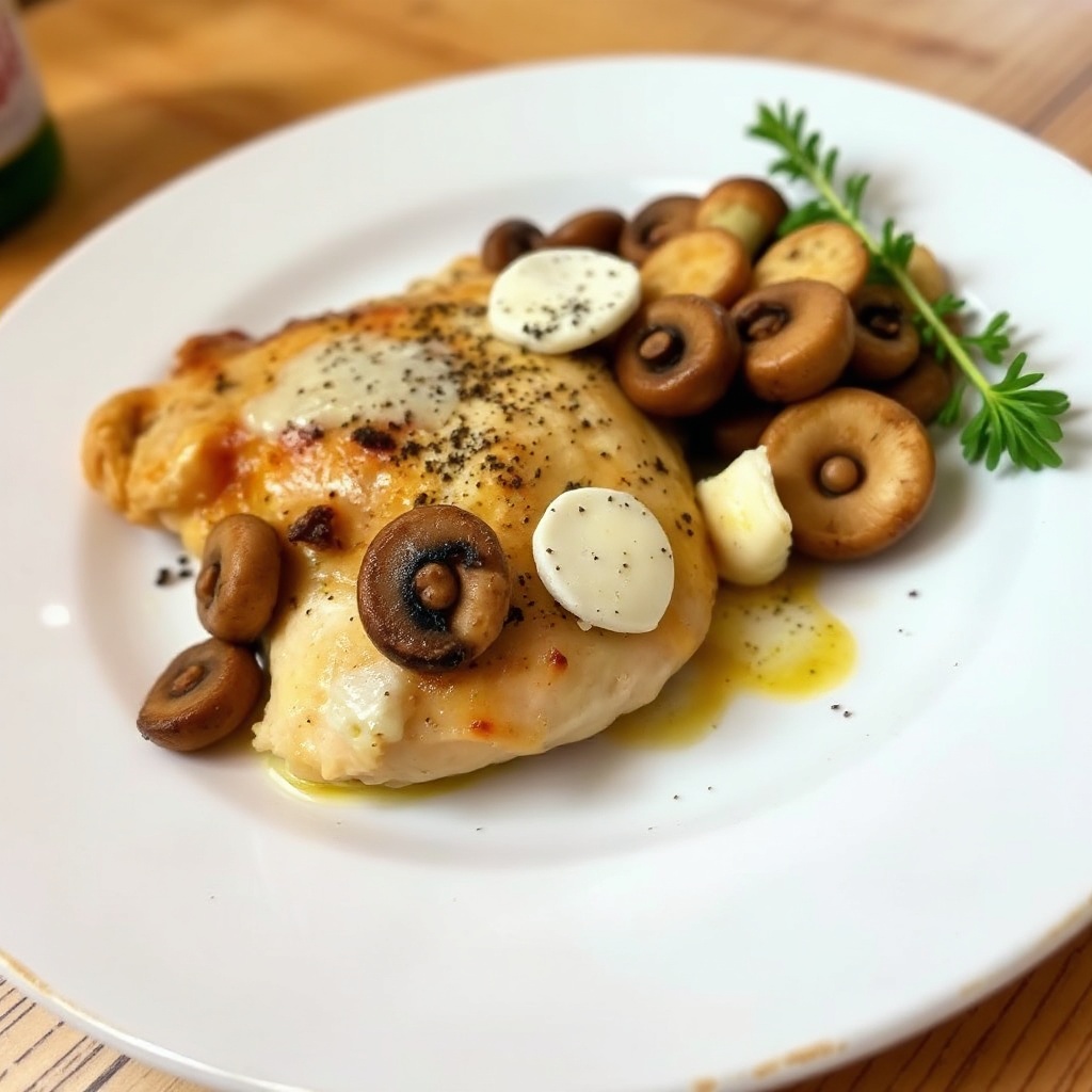 Savory Baked Chicken with Mushrooms and Artichokes