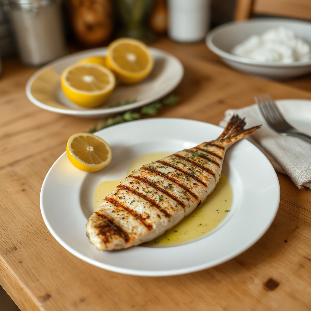 Mediterranean Grilled Swordfish