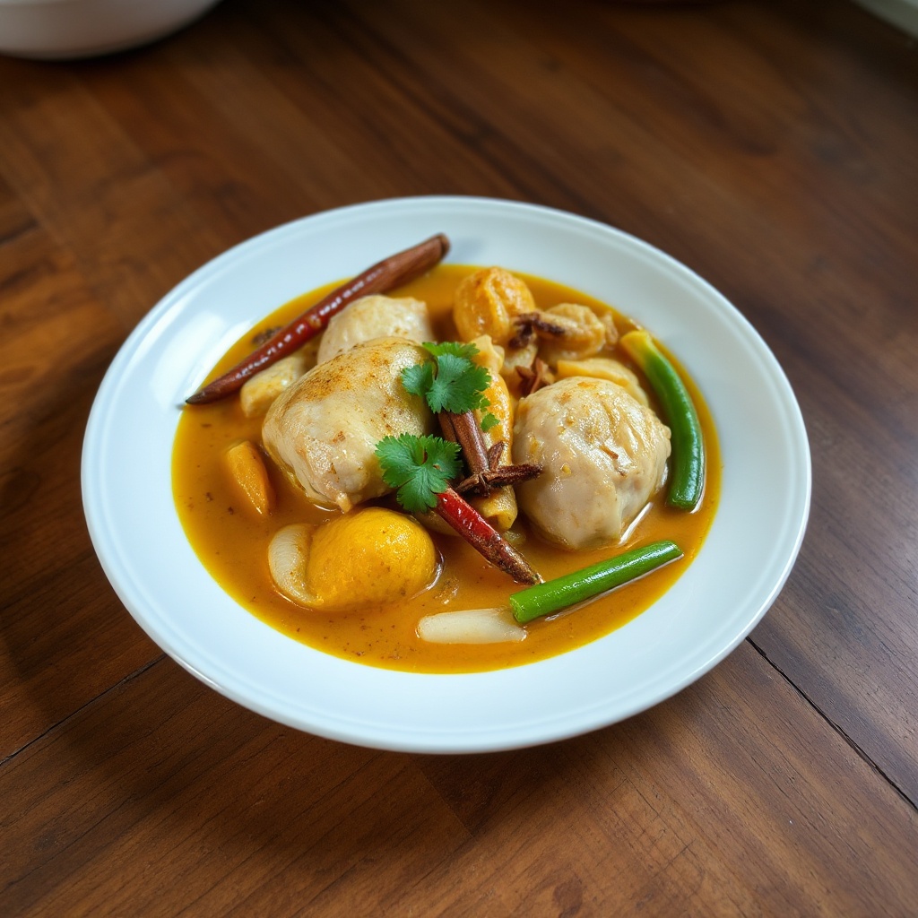 Curry di Pollo al Cocco Speziato