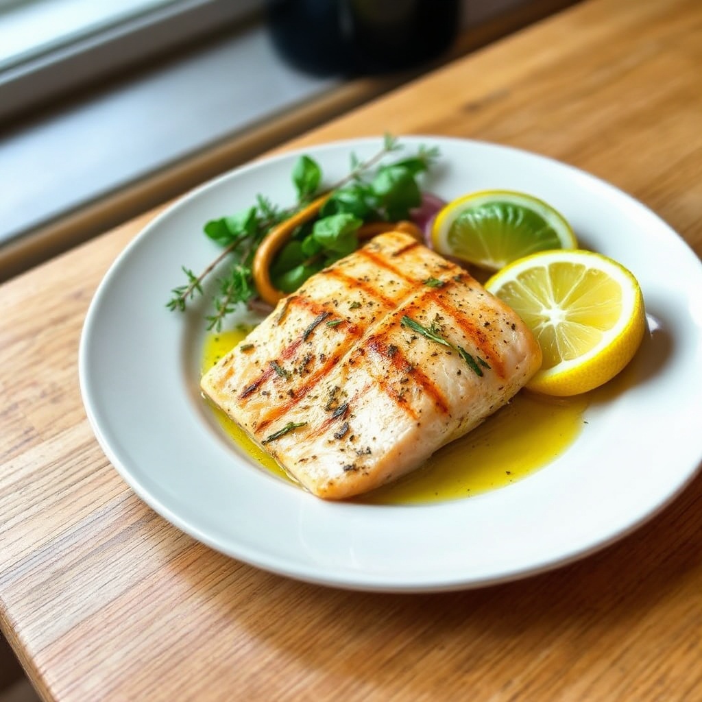 Salmone Grigliato agli Agrumi e Erbe