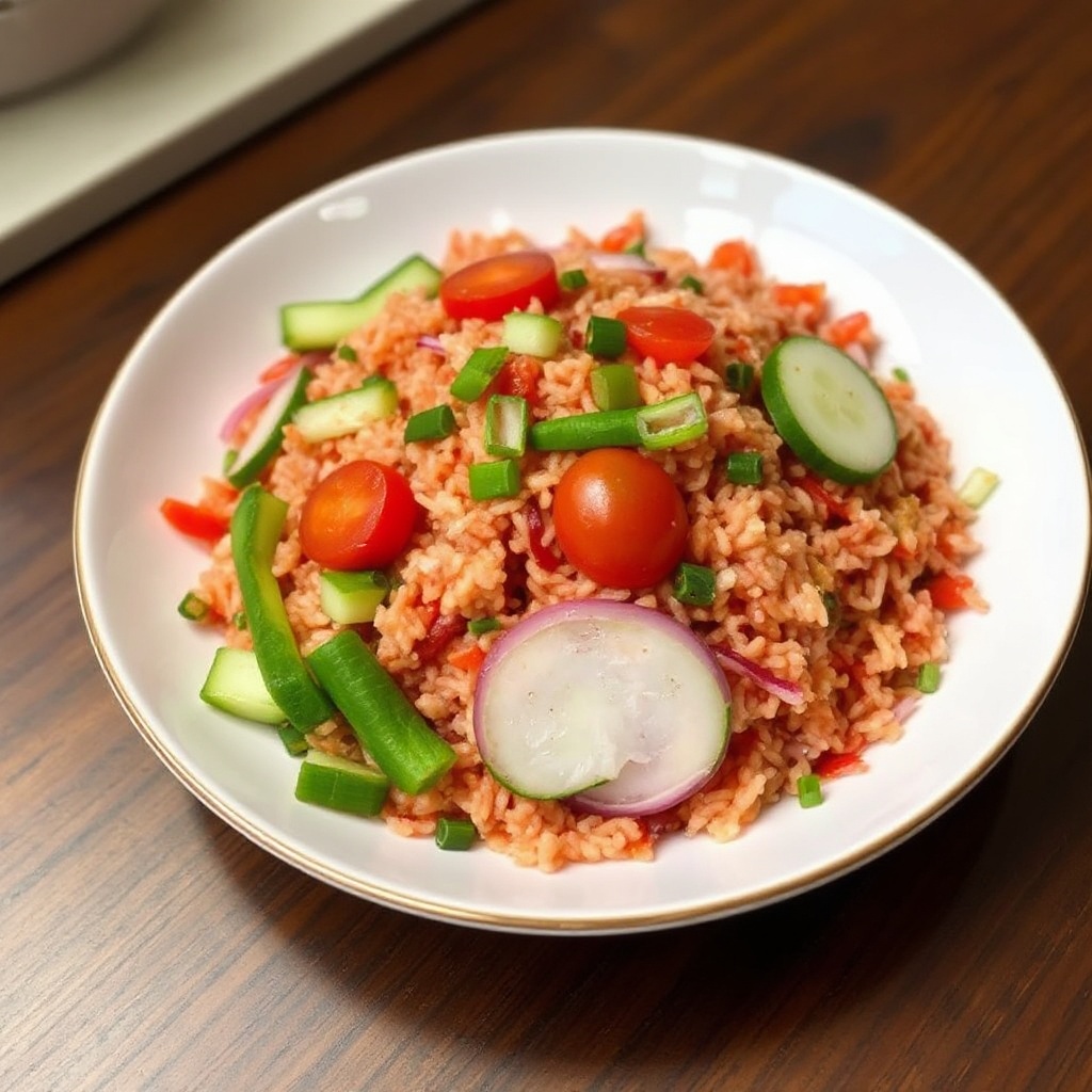 Würziger Thai-Rotreis-Salat