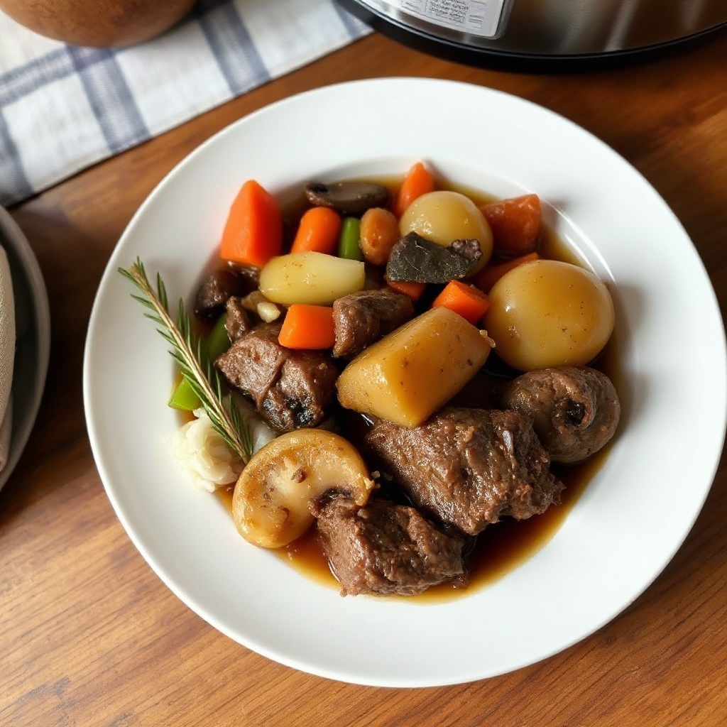 Slow Cooker Savory Beef Roast