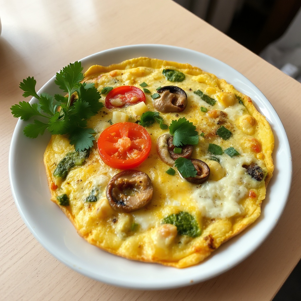 Individual Vegetable and Cheese Frittata