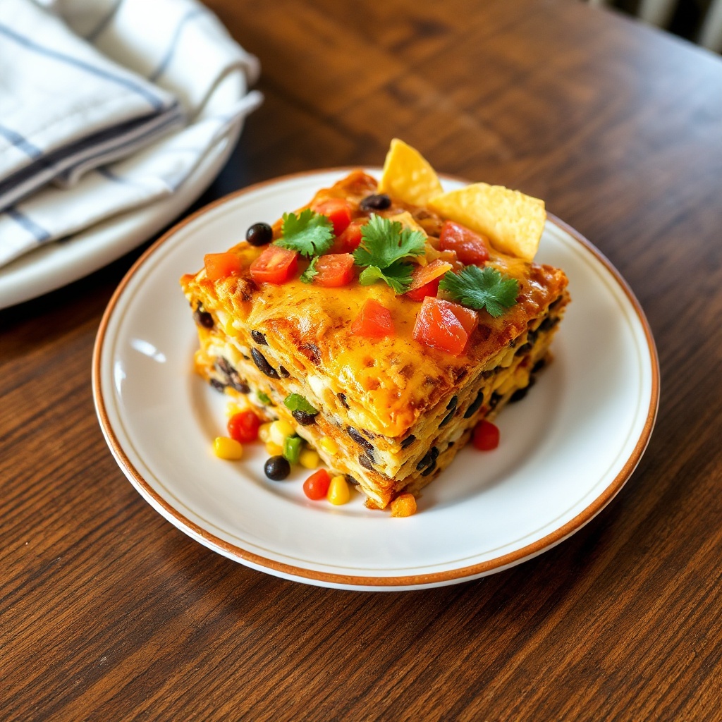 Layered Mexican Fiesta Bake