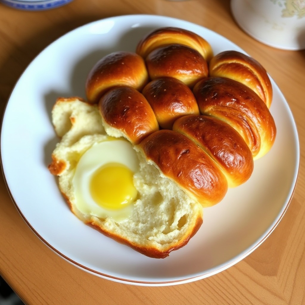 Schnelles und einfaches geflochtenes Challah-Brot