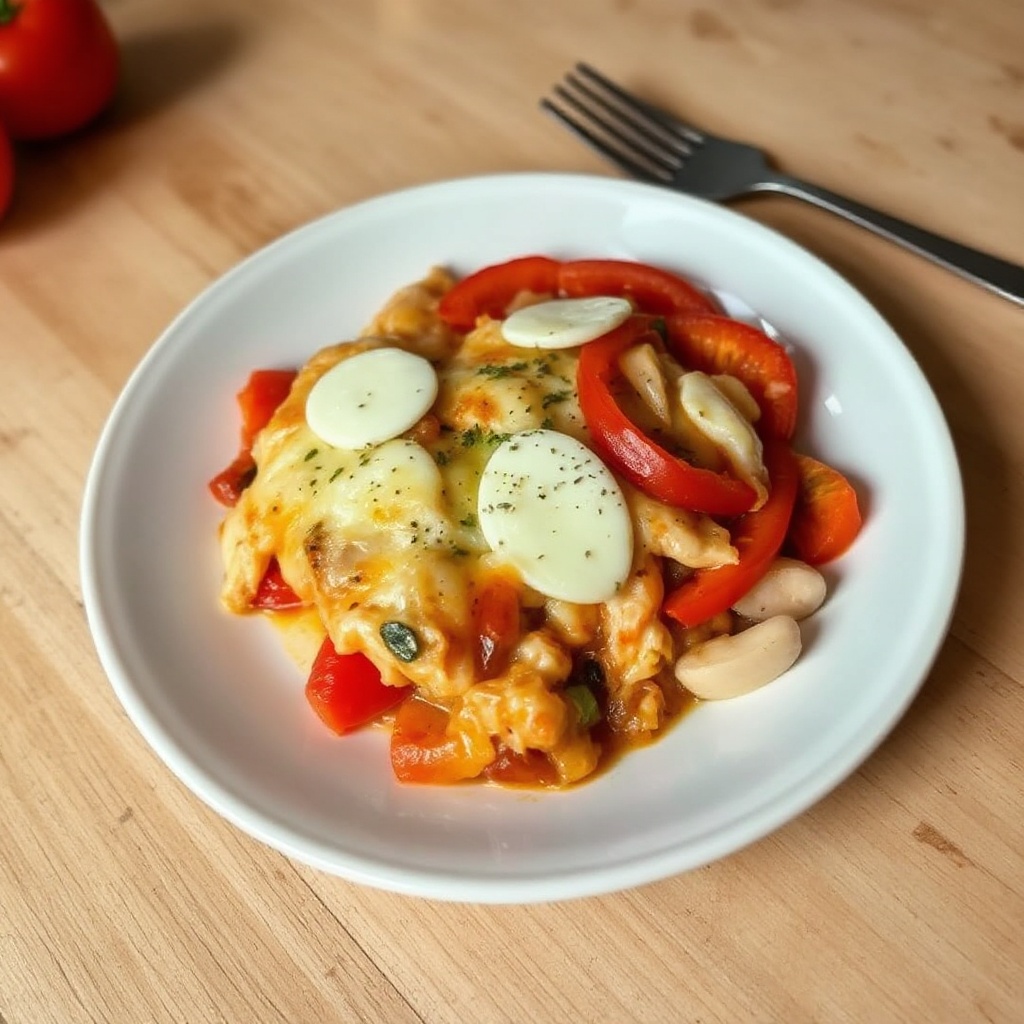 Cheesy Chicken and Vegetable Bake