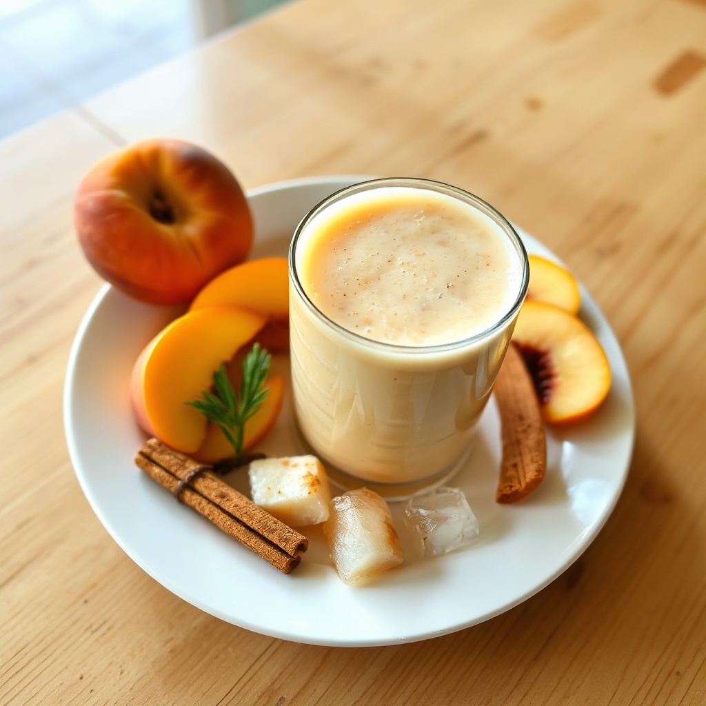 Creamy Peach Delight Smoothie