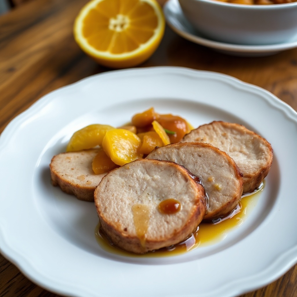Filetto di Maiale Glassato agli Agrumi e Zenzero