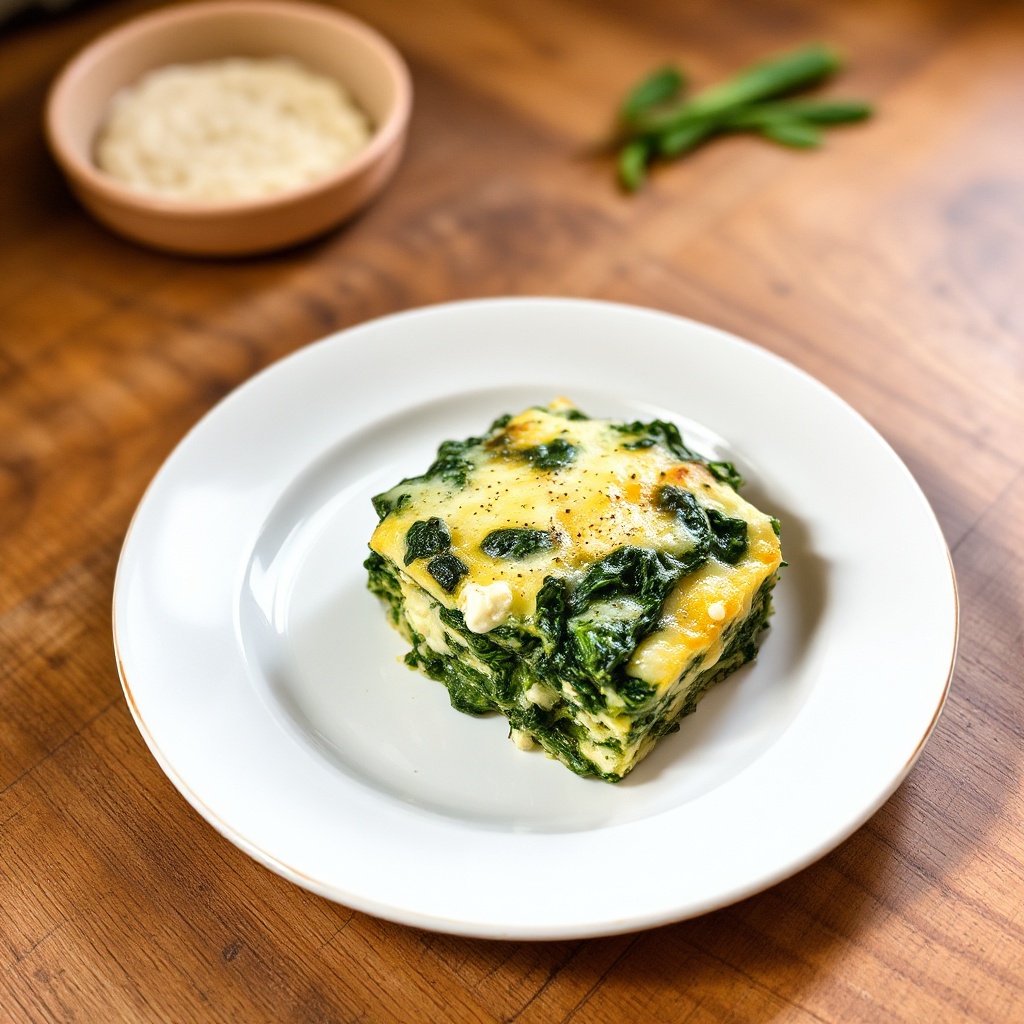 Sformato Greco di Spinaci e Formaggio