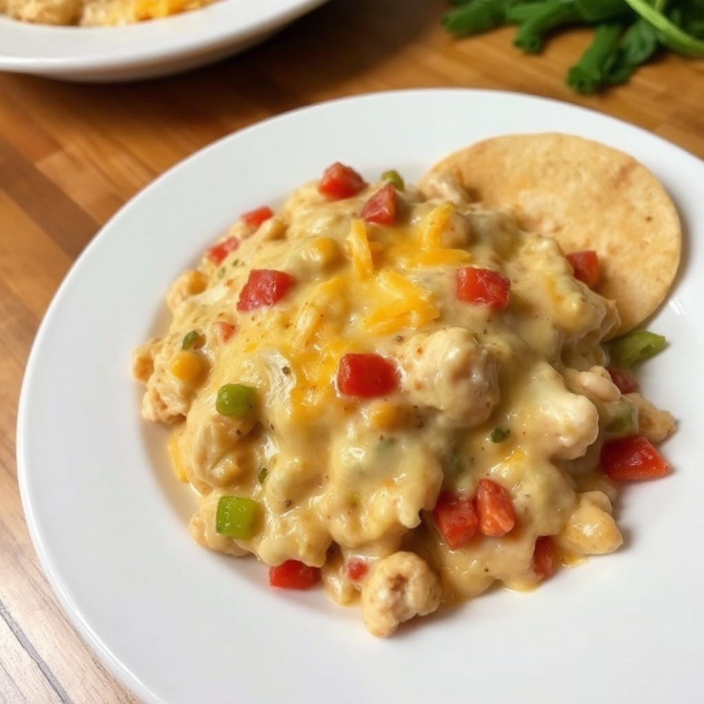 Cremiger Tex-Mex Hähnchenauflauf