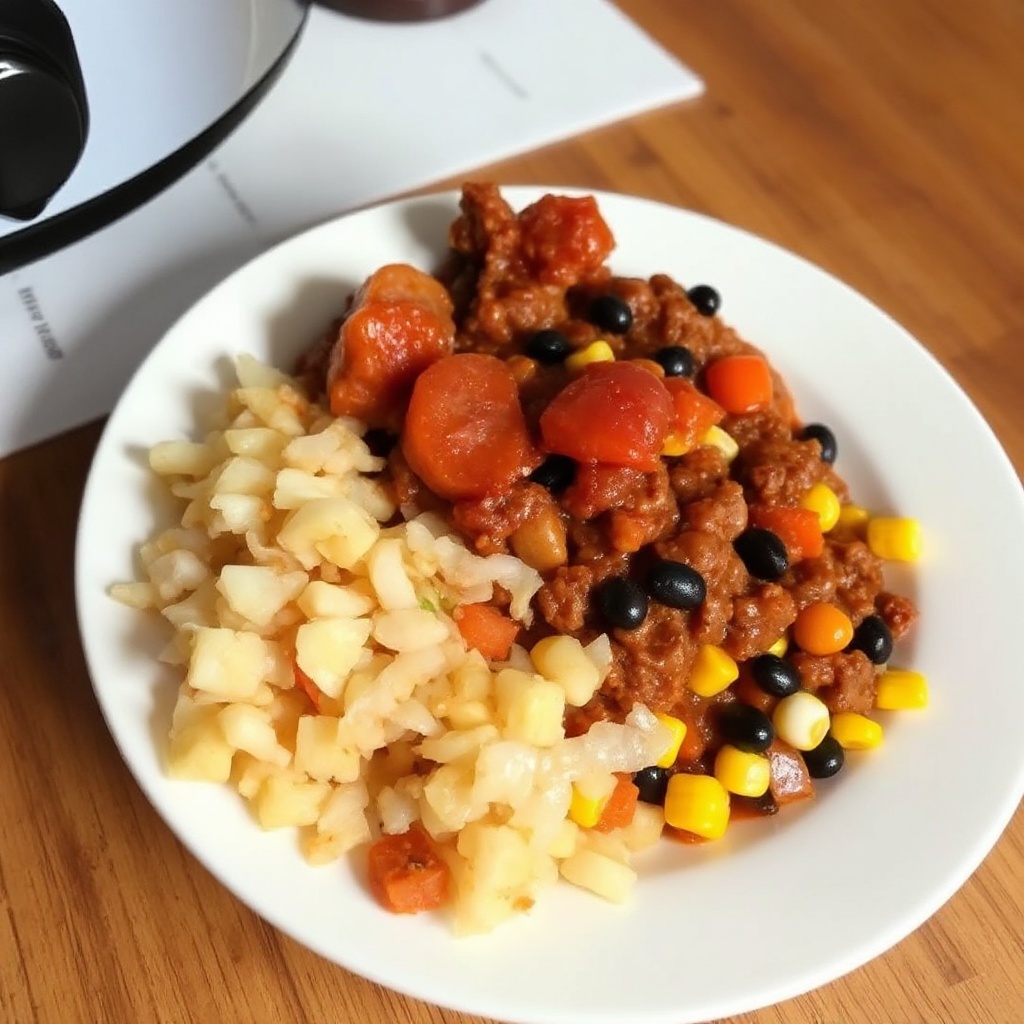 Herzhafter Salsa-Chili aus dem Slow Cooker