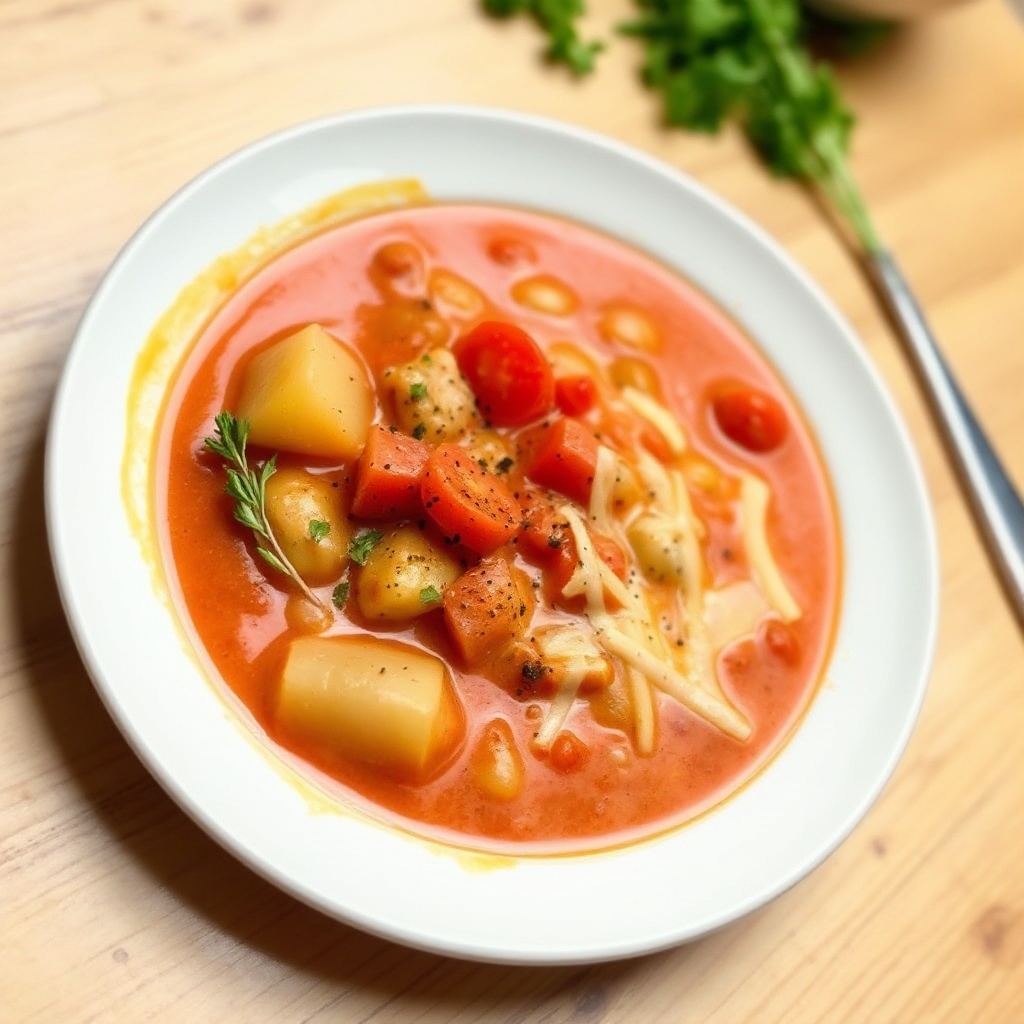 Creamy Tomato Vegetable Soup
