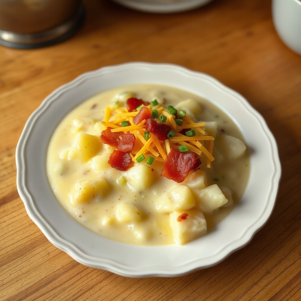 Cremige Loaded Kartoffelsuppe