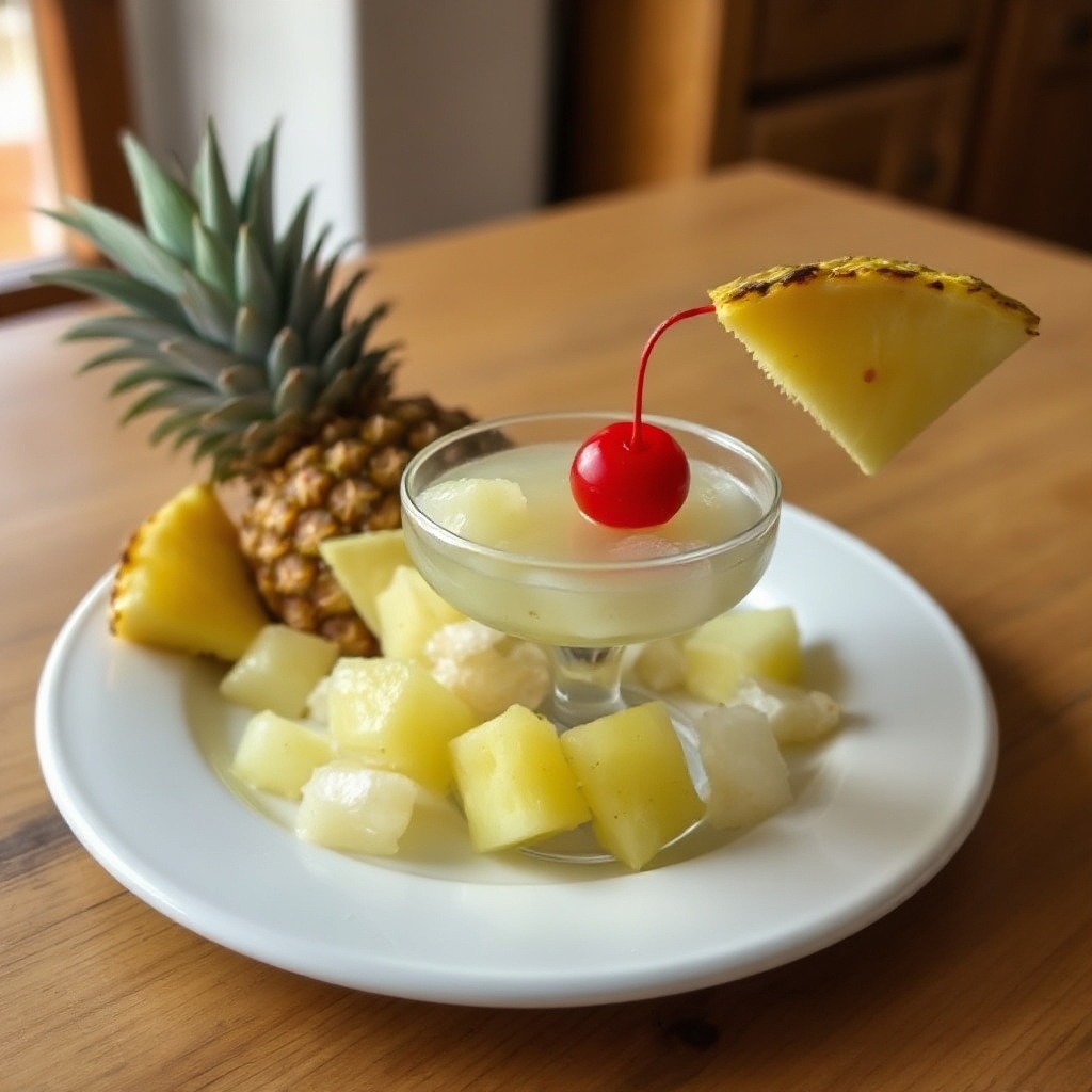 Tropical Pineapple Bliss Cocktail