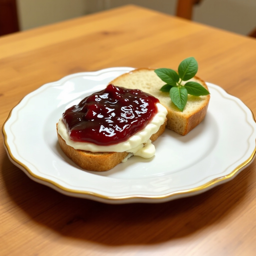 Cremiger Marmeladen-Genuss-Sandwich
