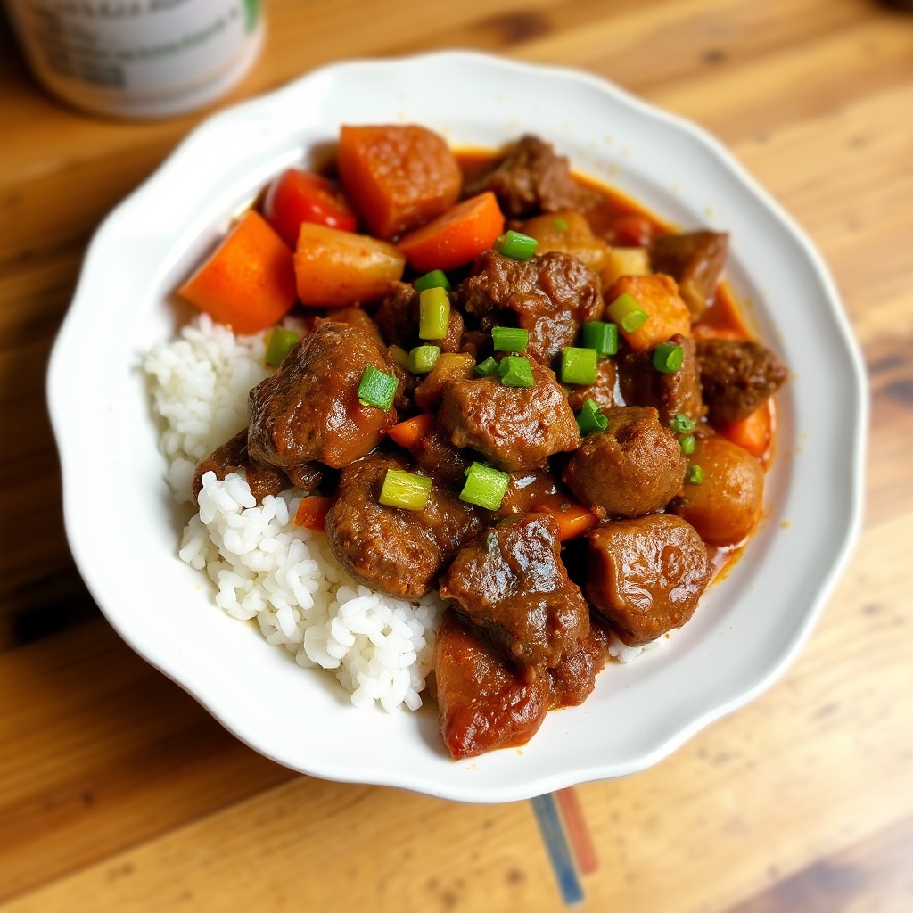 Caribbean-Style Beef and Vegetable Stew