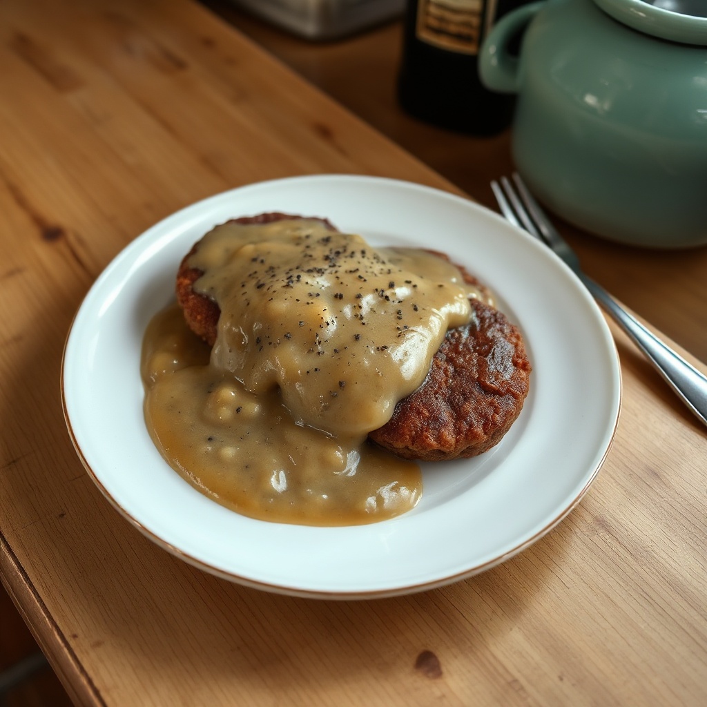 Hamburger di Manzo Salati con Salsa di Cipolla