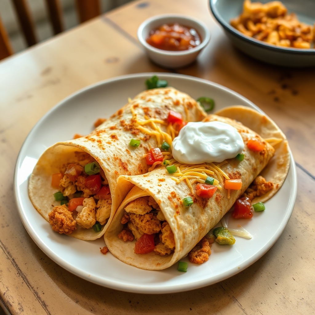 Chimichanga Croccanti di Pollo