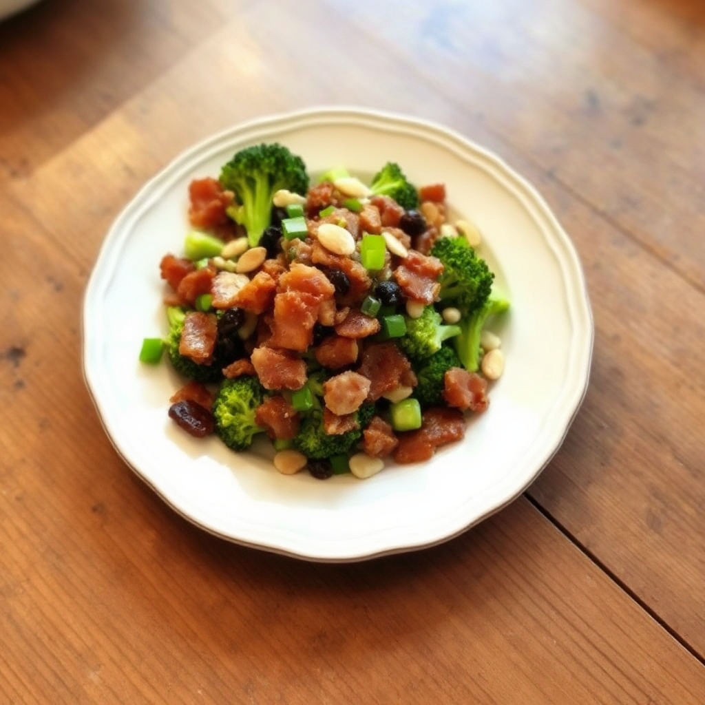 Insalata Croccante di Bacon e Broccoli