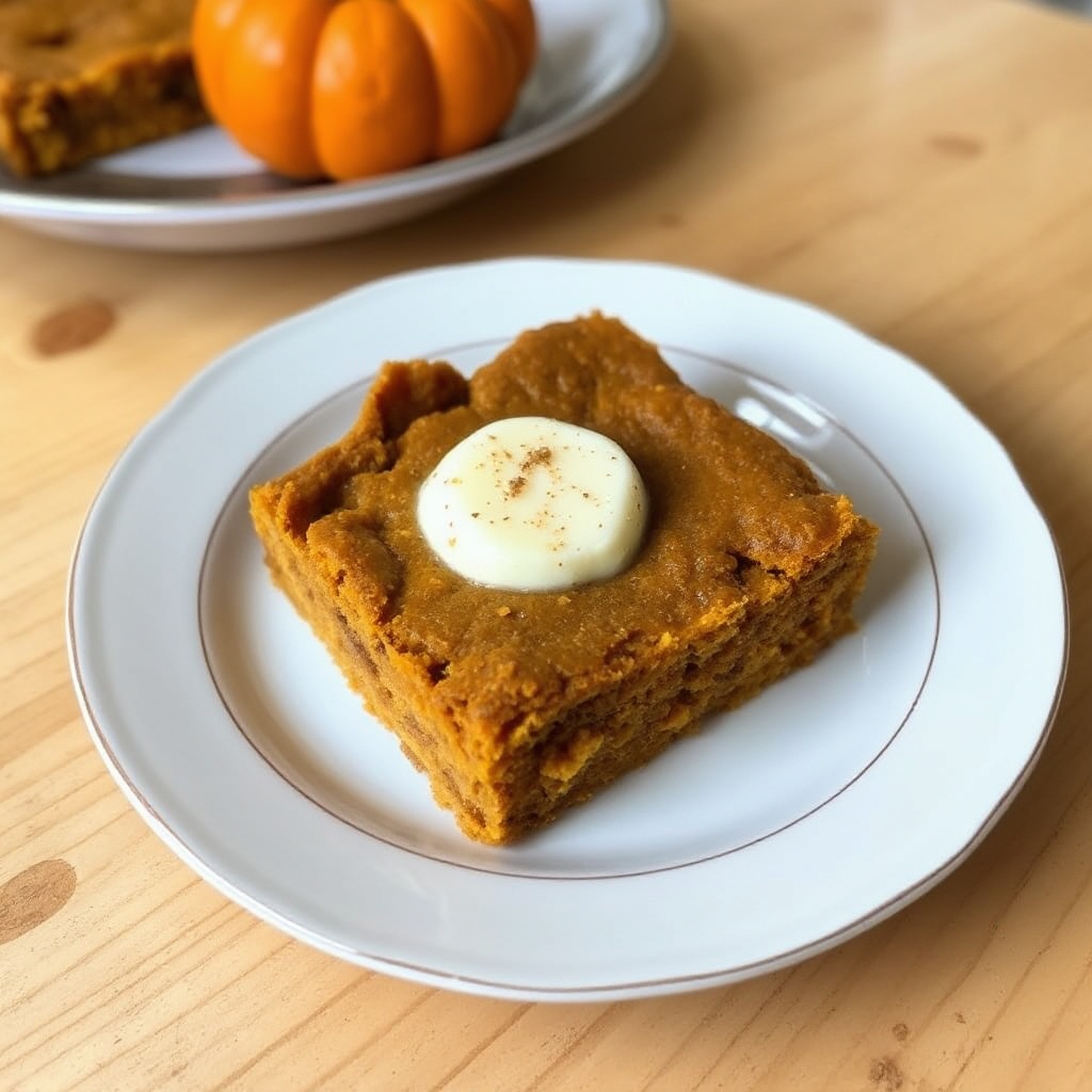 Spiced Pumpkin Dessert Bars