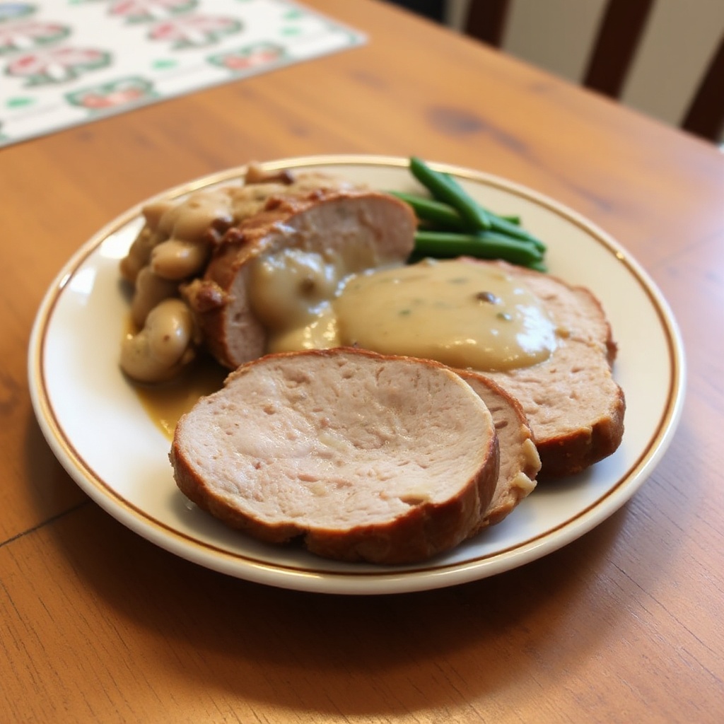 Herzhafter Slow Cooker Schweinefilet