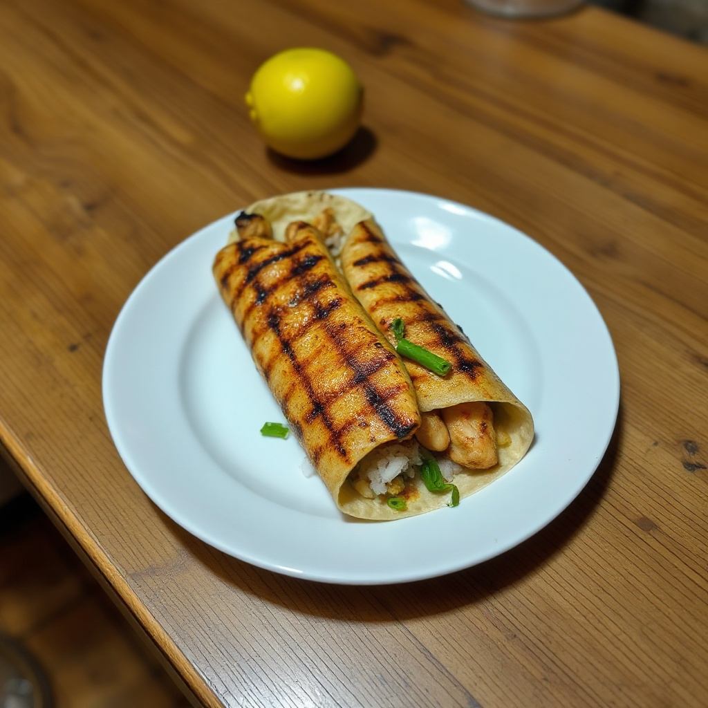 Wraps di Pollo Kelaguen Grigliato