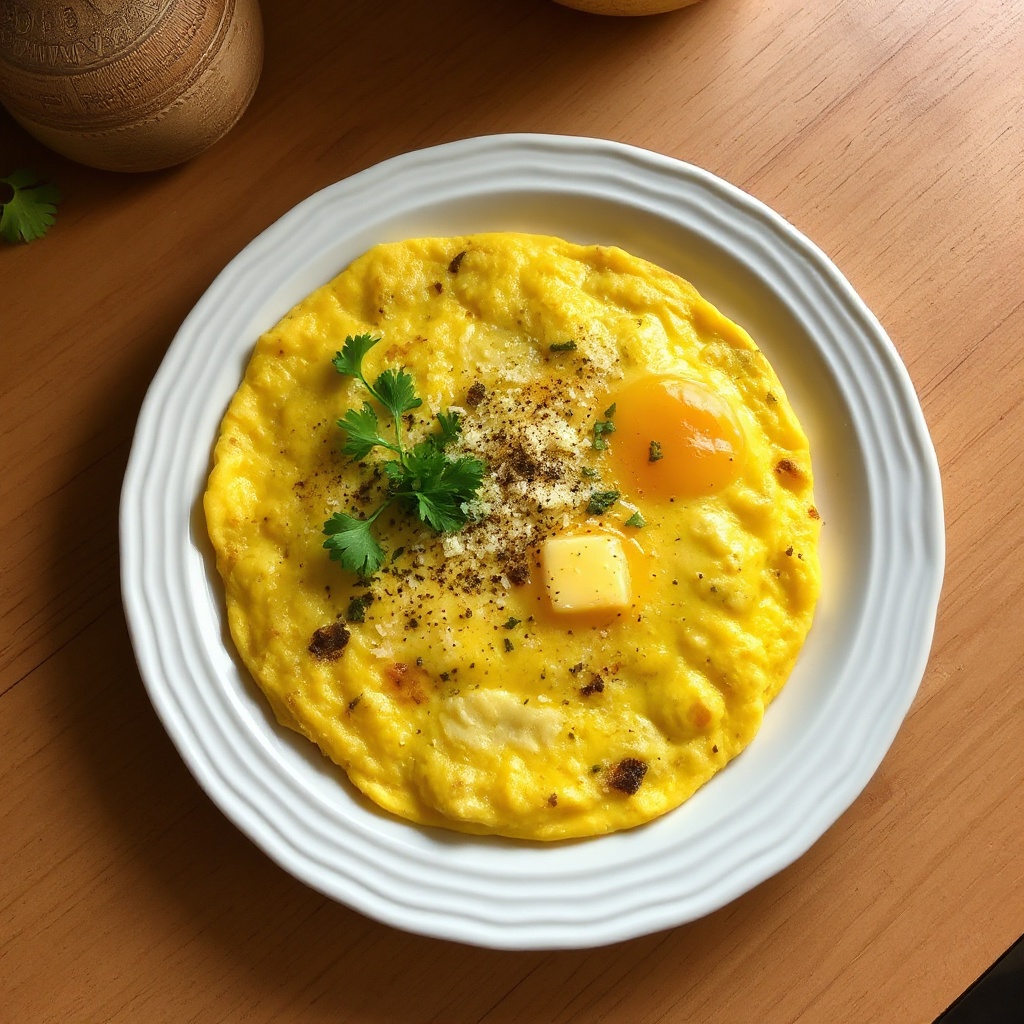 Käse-Kräuter-Omelette