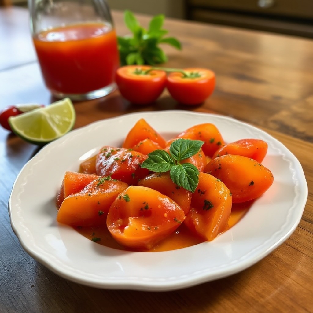 Spicy Wasabi Tomato Cocktail