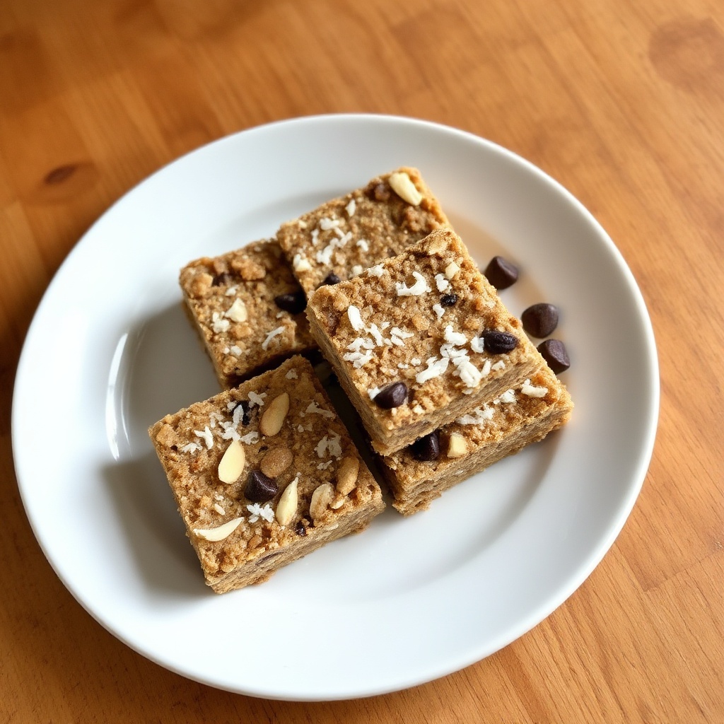 Coconut Almond Energy Squares