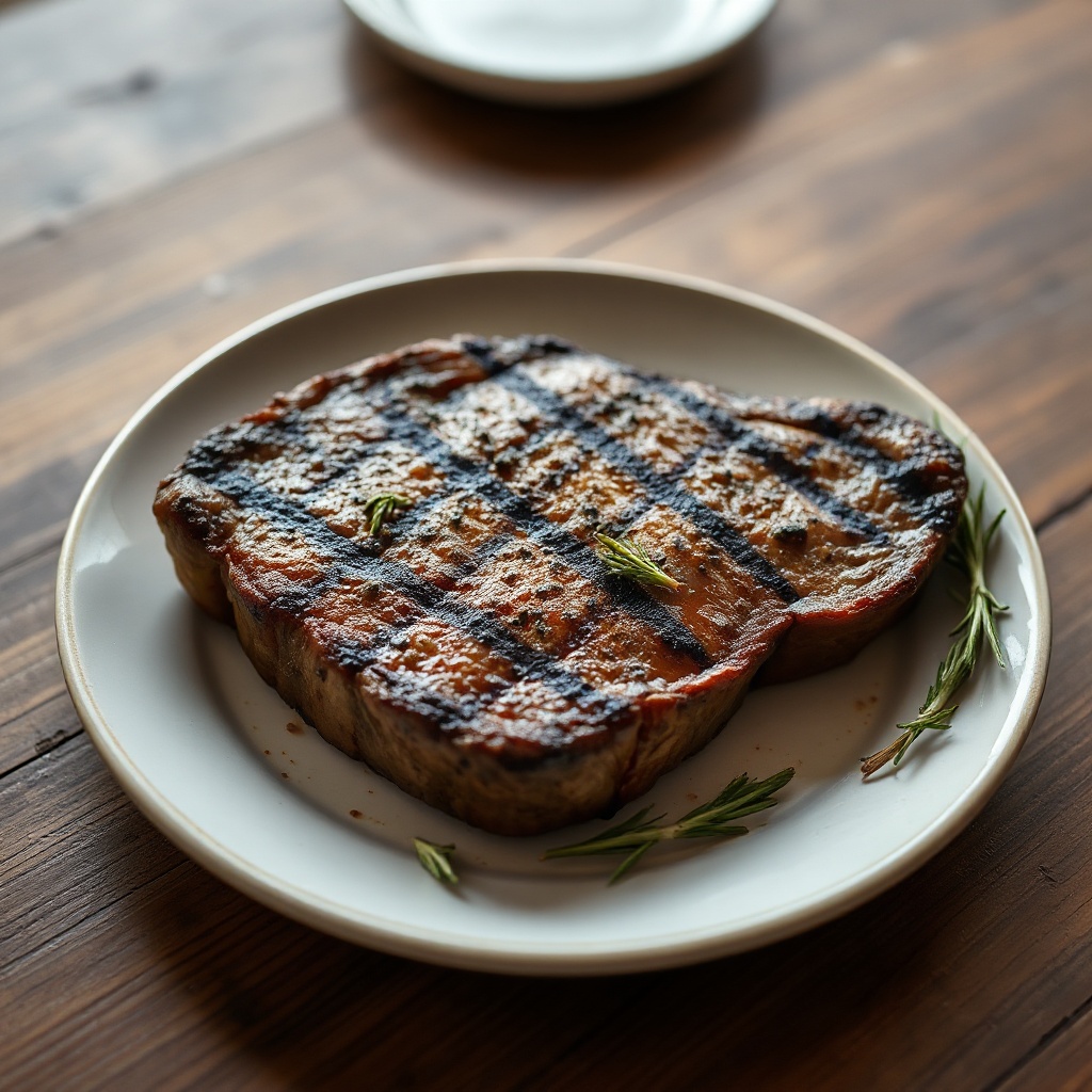 Herb-Infused Grilled T-Bone Steak