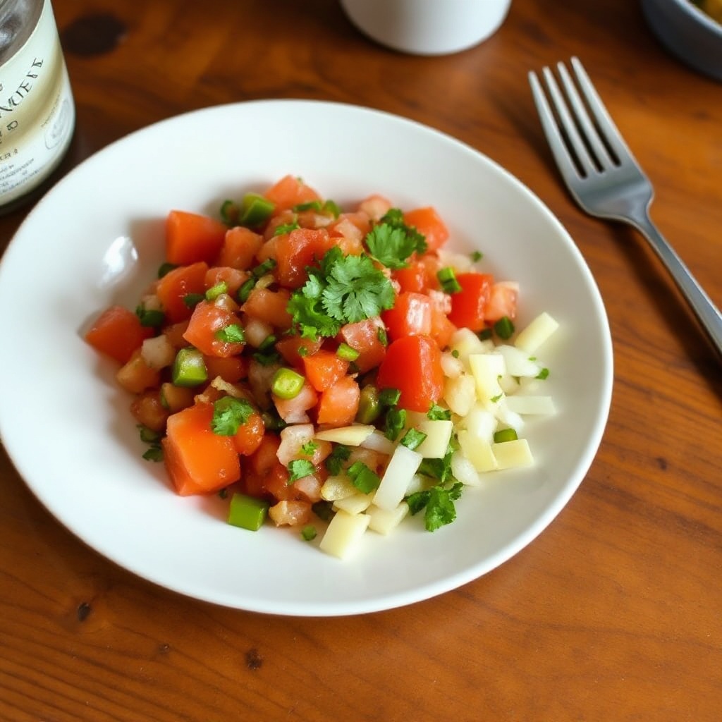 Zesty Homemade Chunky Salsa