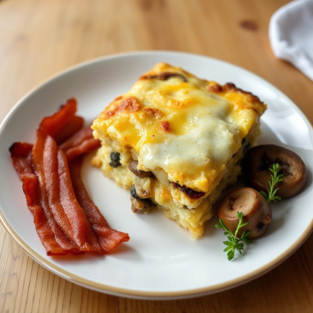 Herzhafter Frühstücksauflauf