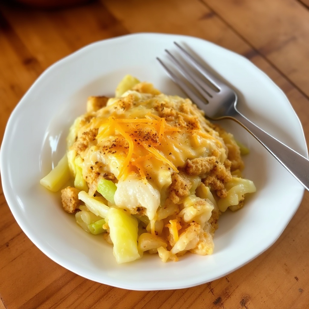 Käse-Kohl-Auflauf