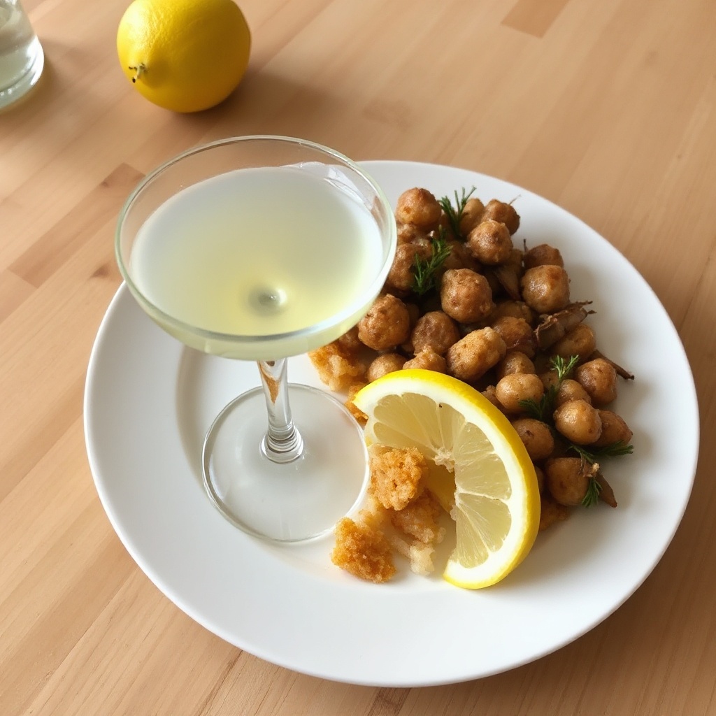 Spritziger Zitronen Martini
