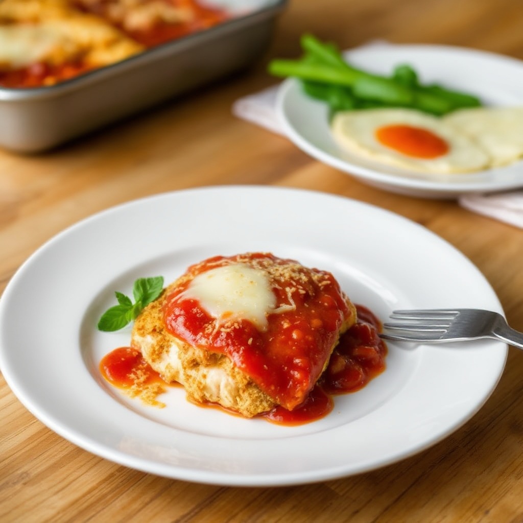 Delizia di Pollo Parmigiana Croccante al Forno