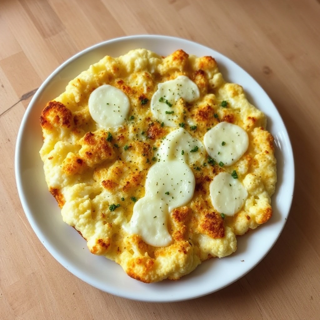 Base di Pizza Croccante con Cavolfiore