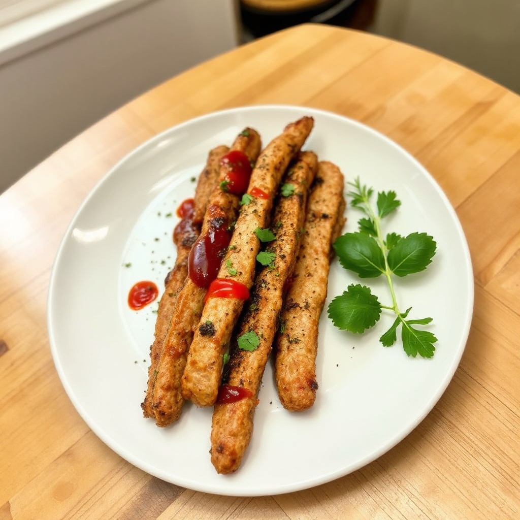 Herzhafte Seitan-Gyrostreifen