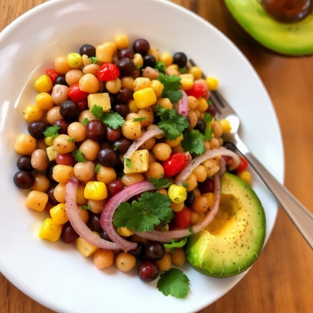 Zesty Fiesta Bohnensalat