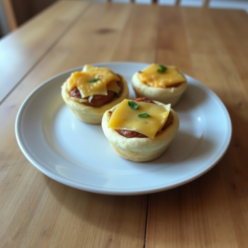 Bocconcini Salati di Muffin con Salsiccia