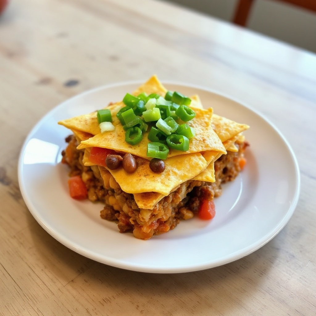 Layered Mexican Taco Bake