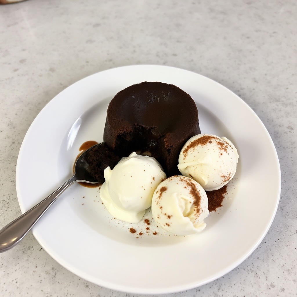 Torta di Cioccolato Lava Decadente