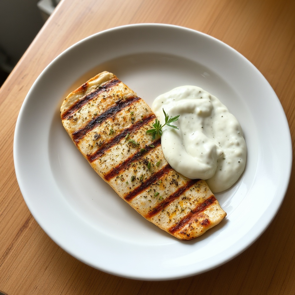 Kräuter-gegrillter Tilapia mit Zitronen-Aioli