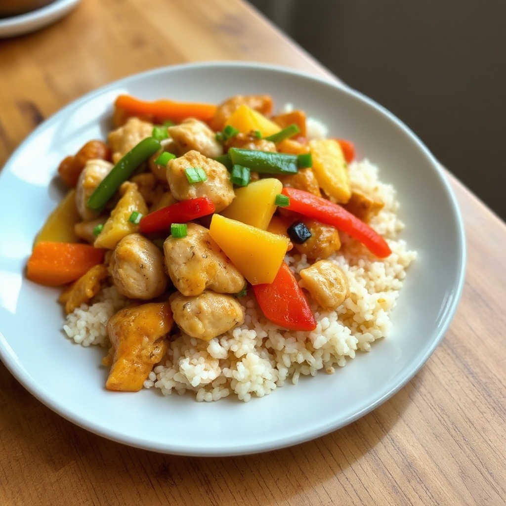 Zesty Tropical Chicken Stir-Fry