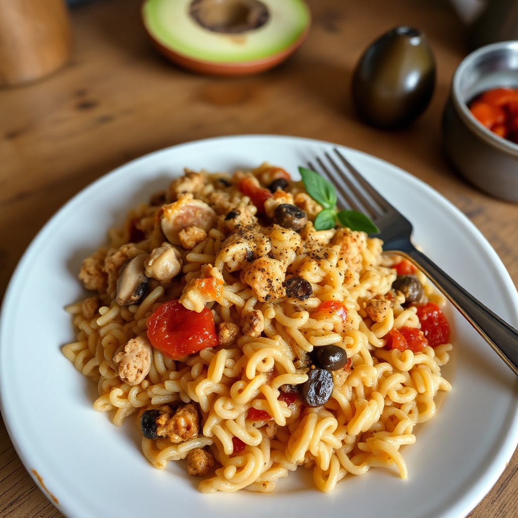Herzhafter spanischer Orzo-Genuss